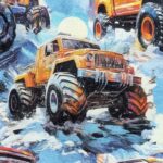 Sweatshirt - Monstertruckar