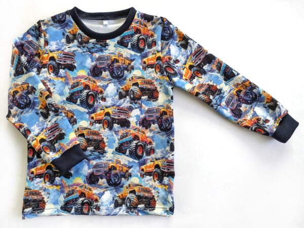 Sweatshirt monstertruckar