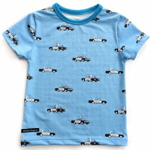 T-shirt med polisbilar