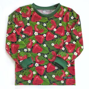 T-shirt med jordgubbar stl 92