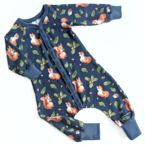 Babydress med ekorrar