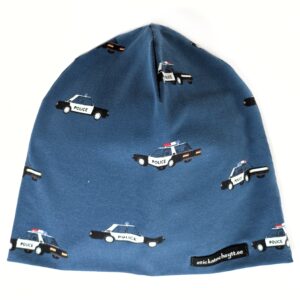mössa med polisbilar 2-4 år