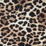 Stort brunt leopardmönster