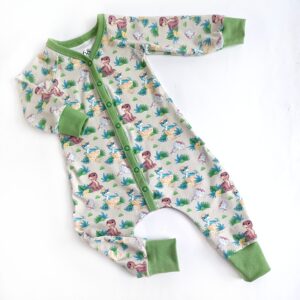 Baggydress med dinosaurieungar