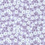 Vita blommor på lila