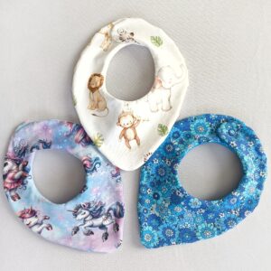 Dregglisar 3-pack - Enhörning, djungeldjur och blå blommor