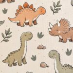 Dinosaurier på sand