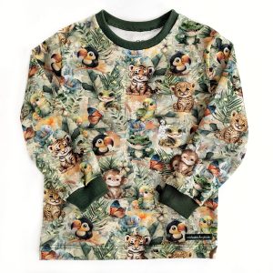 T-shirt med tropiska djur T-shirt med tropiska djur