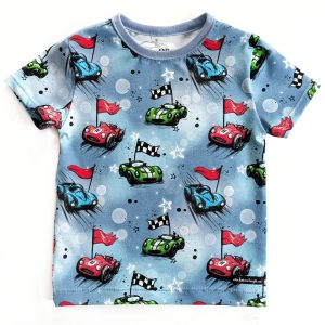 Kortärmad t-shirt med bilar Kortärmad t-shirt med bilar
