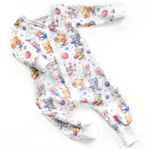 Pastellbjörnar babydress