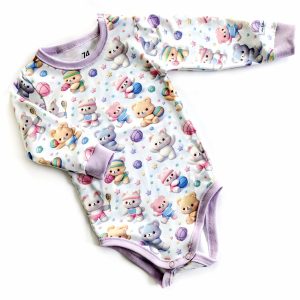 body med pastellbjörnar body med pastellbjörnar